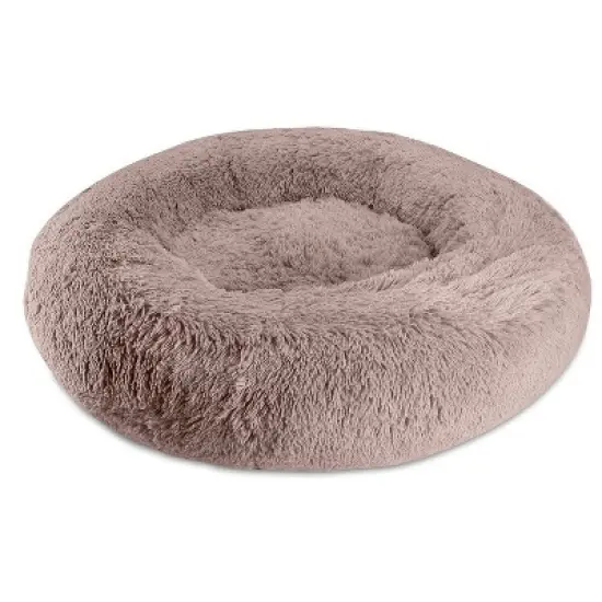Canine Creations Donut Round Dog Bed - Blush image {3}