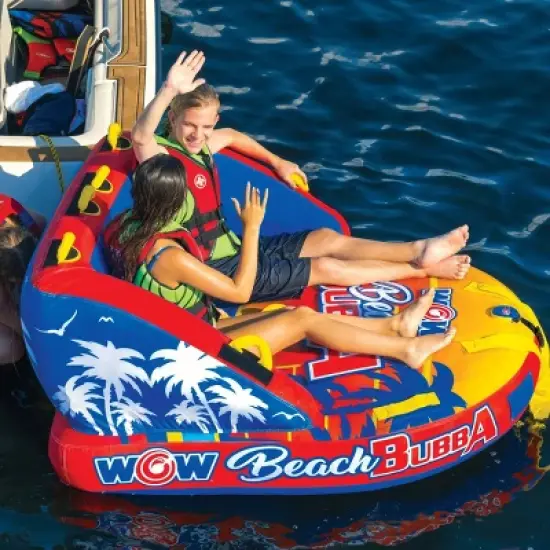 WOW Beach Bubba 2-Person Soft Top Towable image {5}