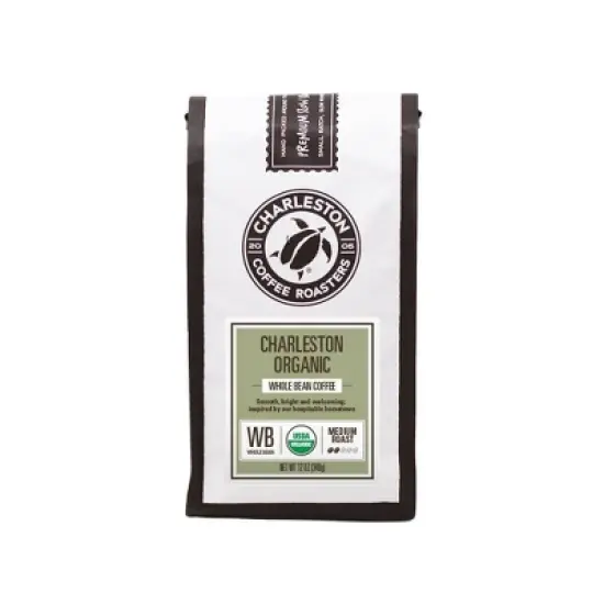 Charleston Coffee Roasters Organic Charleston Blend Medium Roast Whole Bean Coffee - 12oz image {4}
