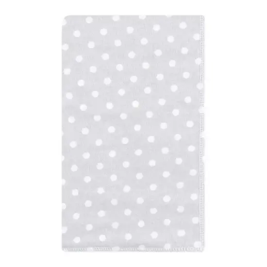 Hudson Baby Infant Girl Cotton Flannel Burp Cloths, Pink Gray Elephant, One Size image {3}