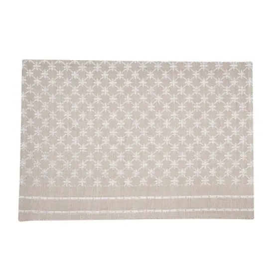C&F Home Markle Jacquard Clay Cotton Woven Placemats Set of 6, 13" x 19" image {3}