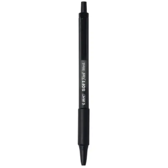 BIC Soft Feel Retractable Ballpoint Pen, Medium Point (1.0mm) image {1}