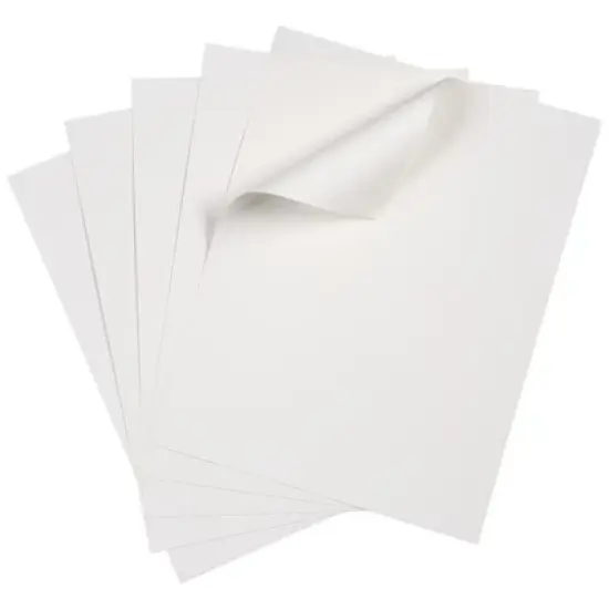 Array&reg; Dry Erase Sheets, 8.5" x 11" Plain, Pack of 5 image {1}