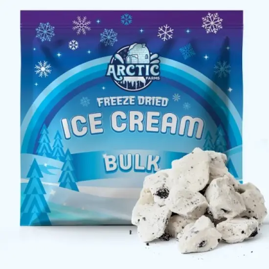 Arctic Farms Freeze Dried Ice Cream That Does Not Melt (Bits) (Cookies & Cream) image {5}
