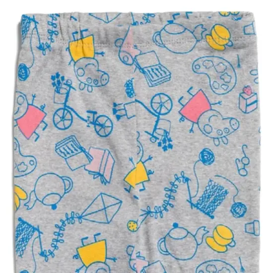 Peppa Pig Girls Pullover Fleece Hoodie and Leggings Outfit Set Toddler  image {6}