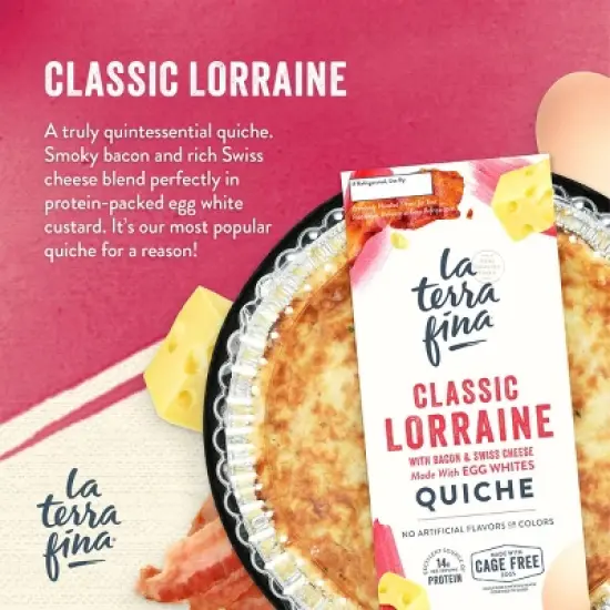 La Terra Fina Lorraine Quiche - 23oz image {5}