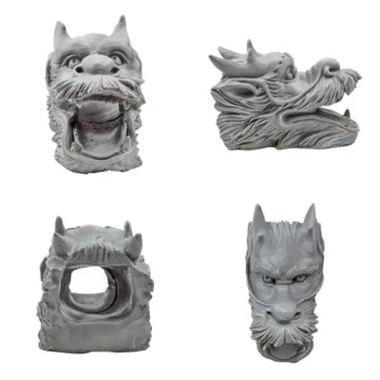 Cornucopia Brands Dragon Garden Downspout Sculpture; Splash Block Anchor for Downspout Extension image {7}