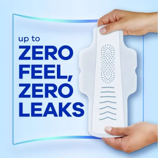 Always Infinity FlexFoam Pads for Women - Size 2 - Super Absorbency - Unscented image {2}