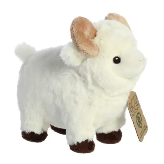 Aurora Small Ram Eco Nation Eco-Friendly Stuffed Animal White 8" image {2}