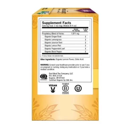 Yogi Tea Lemon Ginger Tea Bags - 16ct image {6}