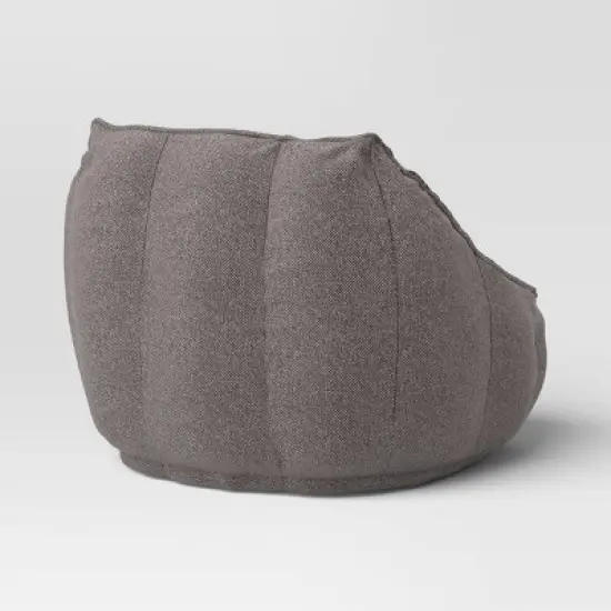 Dorm Lounge Chair Heather Gray - Room Essentials&trade;: Polyester Upholstery, Foam Filled, No Assembly Required image {3}