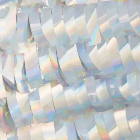 Blue Panda Small Silver Holographic Foil Number 8 Pinata for Kids 8th Birthday Party Decorations, 15.7 x 9 in image {3}