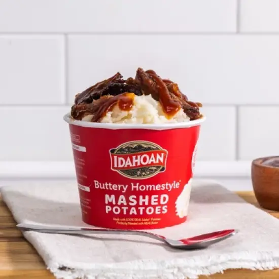 Idahoan Gluten Free Buttery Homestyle Microwavable Mashed Potato Cups - 6oz/4ct image {2}