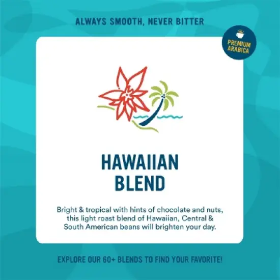 Cameron's Hawaiian Blend Light Roast Ground Coffee - 10oz image {2}