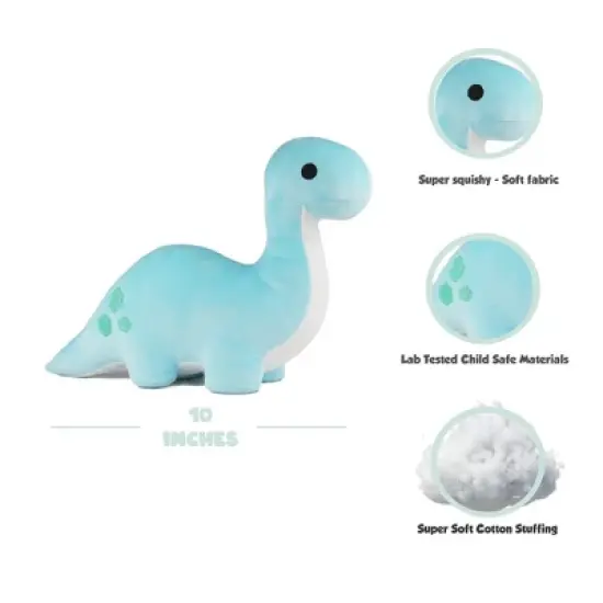 Avocatt Blue Brachiosaurus Plush image {1}