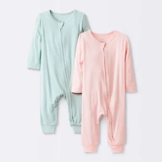 Baby Girls' 2pk Premium Romper - Cloud Island&trade; image {4}