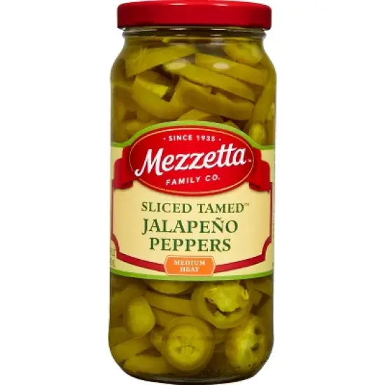 Mezzetta Sliced Tamed Jalapeno Peppers Medium Heat - 16oz image {6}