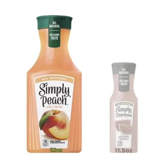 Simply Peach Juice Drink - 52 fl oz image {9}