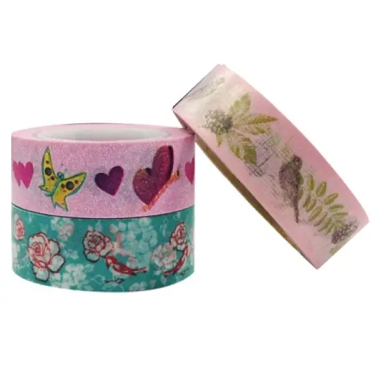Wrapables Nature's Dance Washi Masking Tape (Set of 3) image {2}