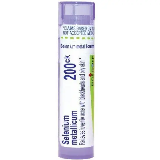 Selenium Metallicum 200CK by Boiron Homeopathic Single Medicine For First Aid  -  80 Pellet image {4}