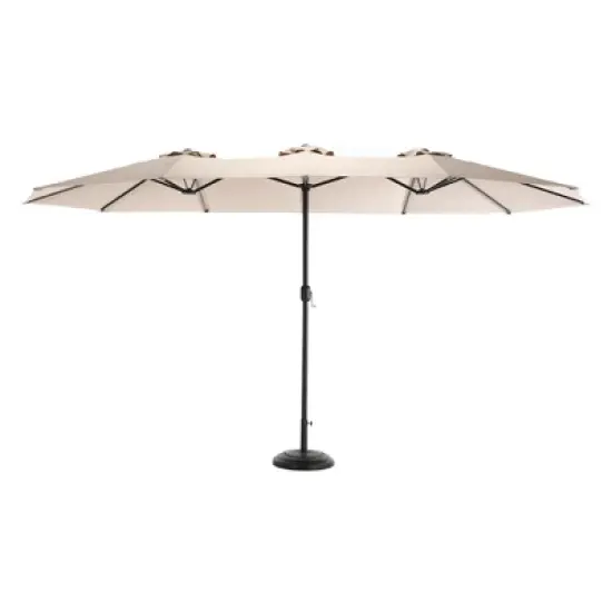 Sapphtopaz 14.8Ft Patio Umbrella Double Sided Outdoor Waterproof Large Umbrella Sun Shades with Crank for Garden, Pool, Backyard, Patio image {5}