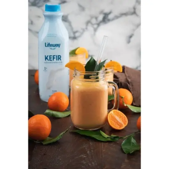 Lifeway Kefir Plain Low Fat Milk Smoothie - 32 fl oz image {1}