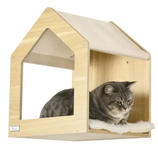 Multipet Wall-Mounted Cat Tree Climbing Playground with Cat Hammocks image {6}