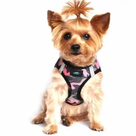 Doggie Design American River Dog Harness Camouflage Collection-Pink image {3}