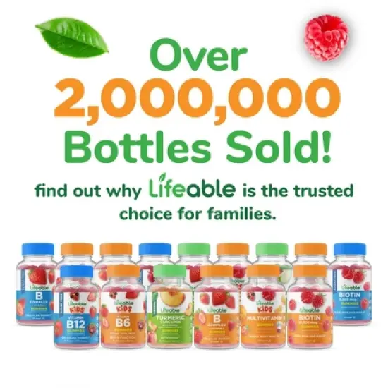 Lifeable Biotin 10,000 mcg - Teens - 90 Gummies image {6}