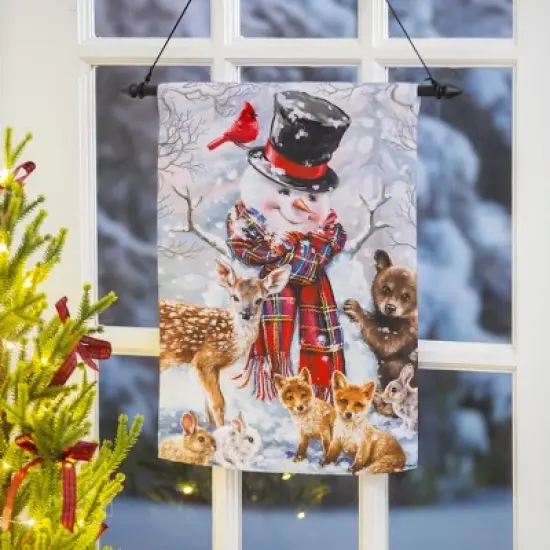 Forest Friends Garden Suede Flag image {1}