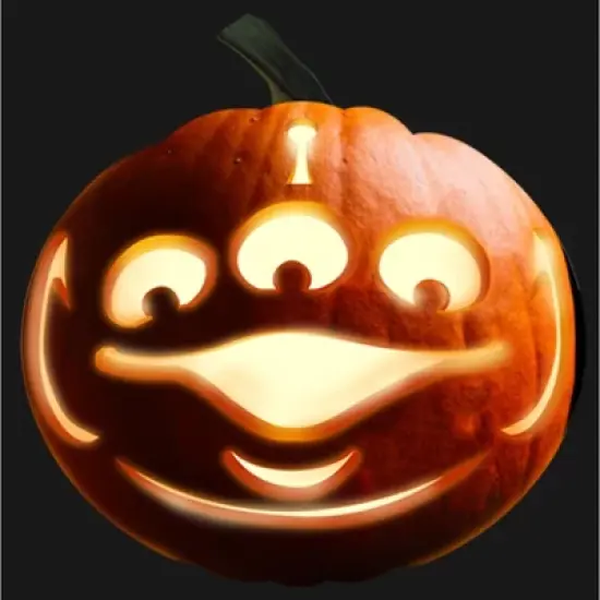 Girl's Toy Story Halloween Alien Pumpkin T-Shirt image {1}