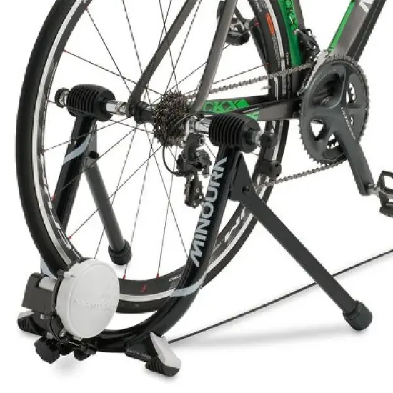 Minoura Magride B60R Bicycle Trainer with Remote and Rise Combo image {8}