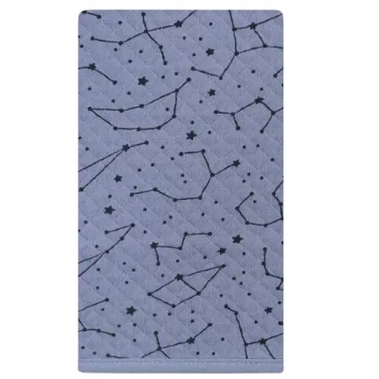 Hudson Baby Infant Boy Quilted Burp Cloths, Space, One Size image {2}