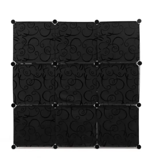 DOMETOUR 3-Tier Wire Cat Cage, Large Kennels Playpen with 3 Platforms, 3 Ramp Ladders and 4 Doors, 42" x 42" x 72", Black image {12}