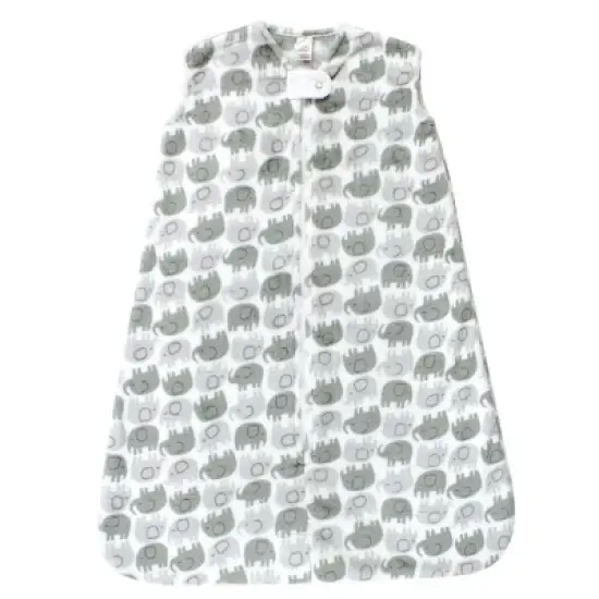 Hudson Baby Plush Sleeveless Sleeping Bag, Sack, Blanket, Elephants image {3}