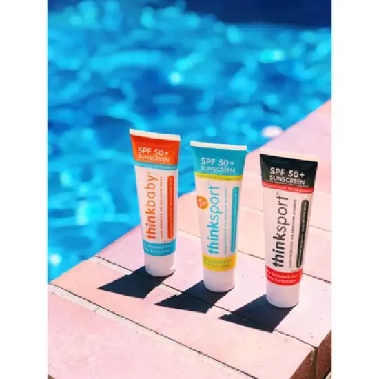 thinksport Mineral Sunscreen Water Resistant Lotion - SPF 50 image {6}