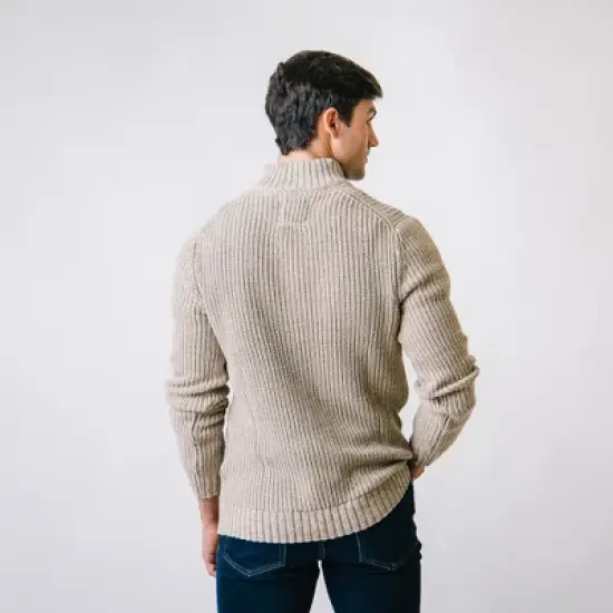 Hope & Henry Mens' Half Zip Pullover Sweater image {2}
