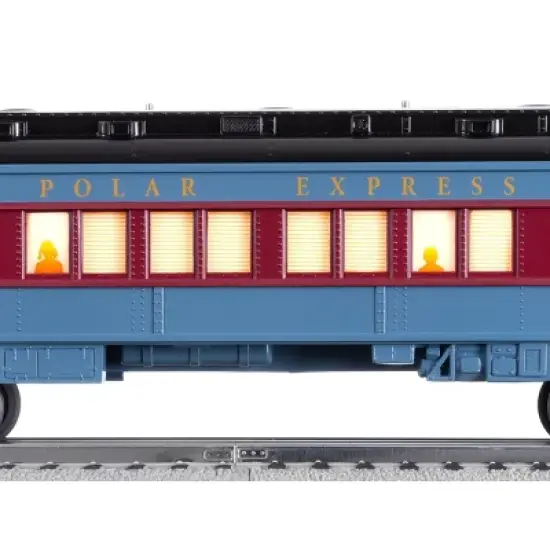Lionel The Polar Express 20th Anniversary Add-On Coach - Black Roof: O Scale Plastic Toy Vehicle Accessory image {2}