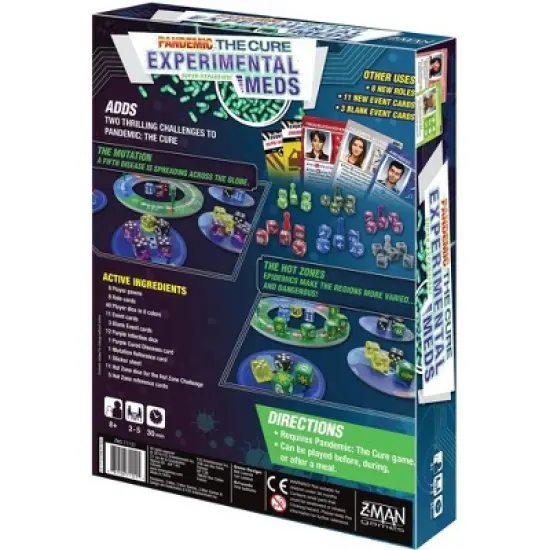 Pandemic: The Cure - Experimental Meds Expansion Pack image {1}