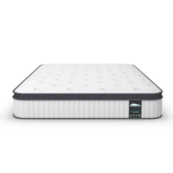 Serweet 12" Spring & Memory Foam Hybrid Mattress- Compatible with Platform Bed, Box Spring, or Slat Base image {1}