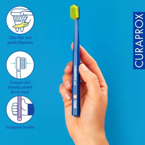 Curaprox CS 1560, Soft Toothbrush for Effective Cleaning and Gentle Brushing Start image {3}