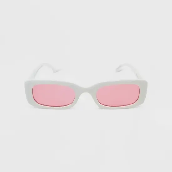 Women's Solid Plastic Rectangle Sunglasses - Wild Fable&trade; image {4}