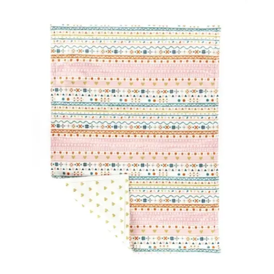Lush D&eacute;cor Plush Oversized Reversible Baby Blanket image {12}