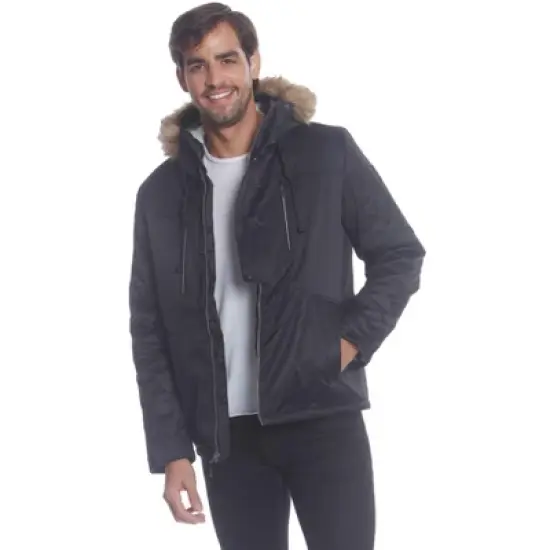 Members Only Mens Snorkel Solid Jacket image {4}