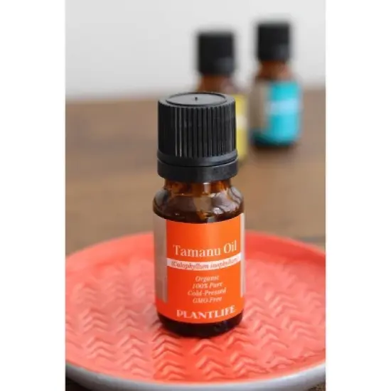 Plantlife Tamanu Carrier Oil - Cold Pressed, Non-GMO, and Gluten-Free Carrier Oil for Skin, Hair, and Personal Care image {4}