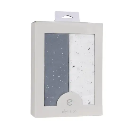 Ely's & Co. Baby Fitted Bassinet Sheet  100% Combed Jersey Cotton   for Baby Boy  2 Pack image {1}