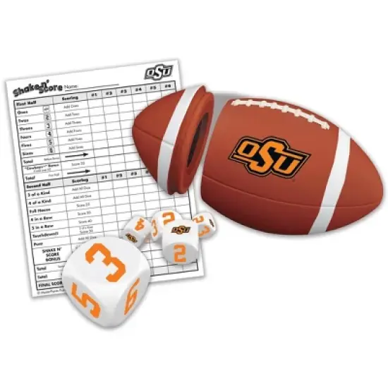 MasterPieces Officially Licsenced NCAA Oklahoma State Cowboys Shake N' Score Dice Game for Age 6 and Up image {2}