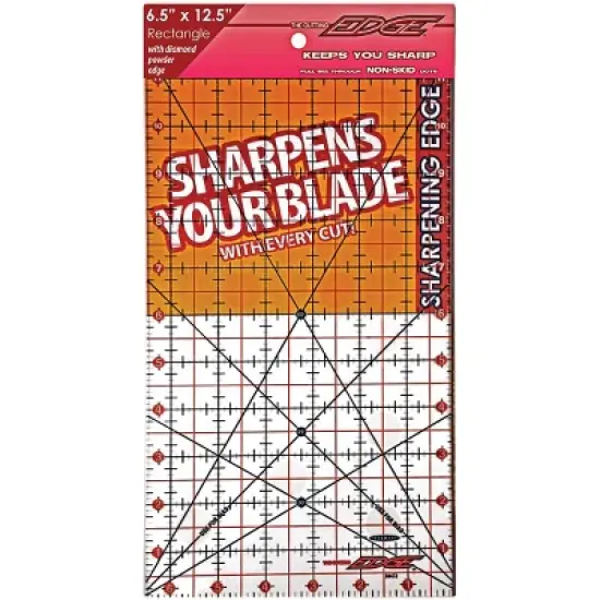 Sullivans The Cutting EDGE Clear Ruler-6-1/2"X12-1/2" image {1}