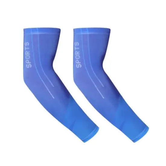 Unique Bargains Perspiration Wicking Arm Sleeves 1 Pair image {6}