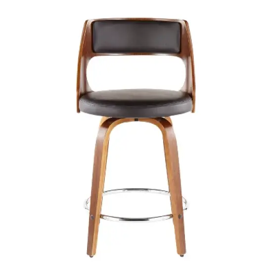 Set of 2 Cecina Upholstered Counter Height Barstools - Lumisource image {6}